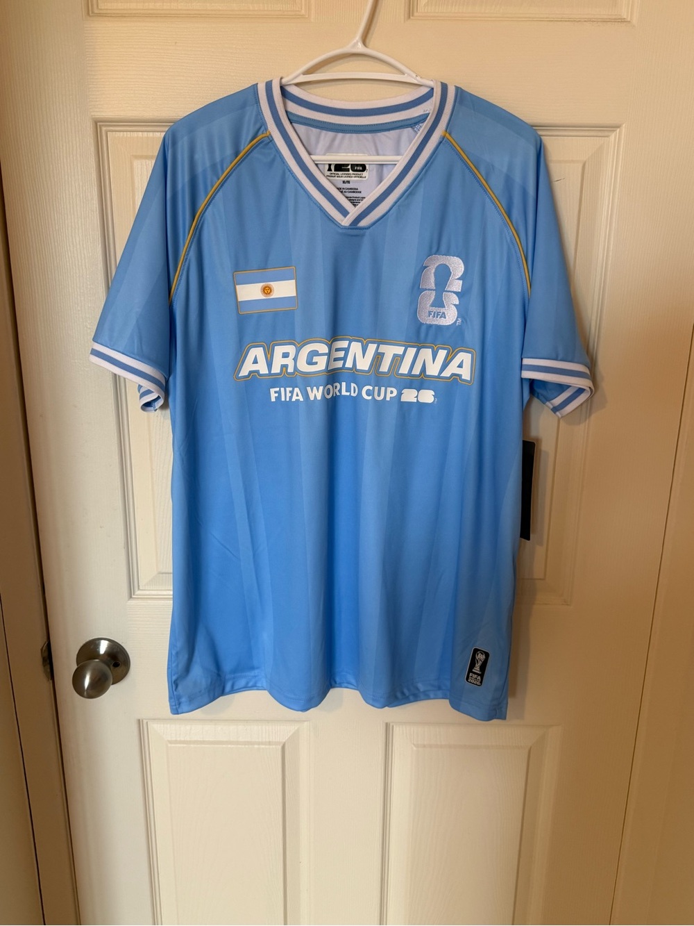 NWT official FIFA World Cup 26 Argentina Soccer Shirt SIZE - XLarge